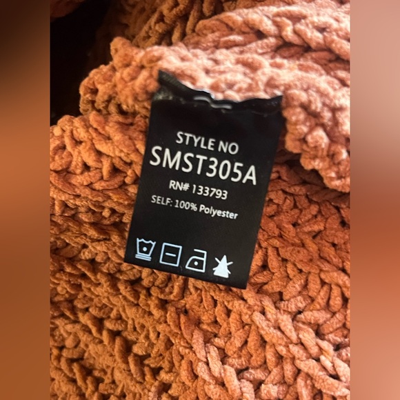 POL Rust Open-Front Sweater - Picture 4 of 4